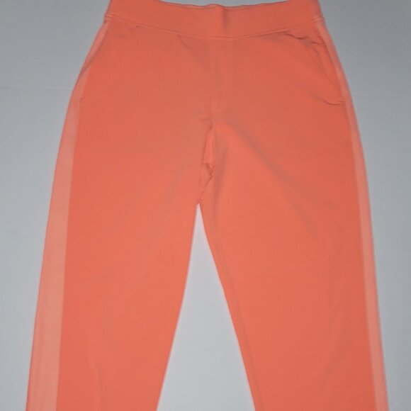 Athleta Womens Orange Brooklyn Mid Rise Ankle Pants Size 8 - Picture 1 of 14
